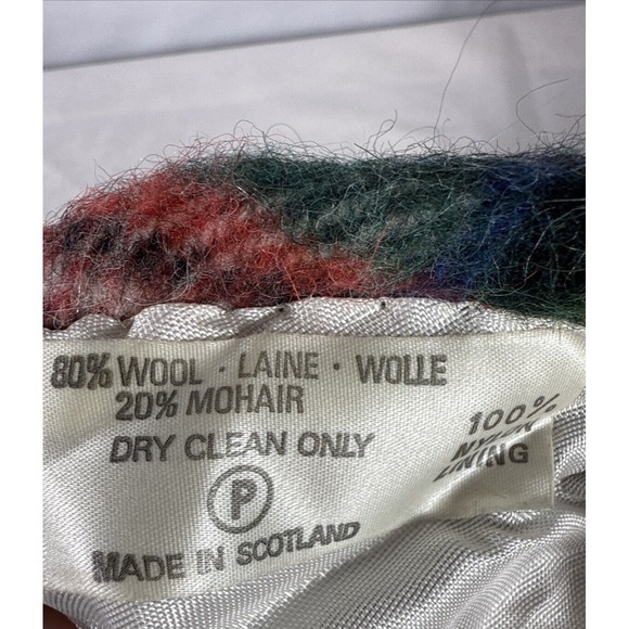 Browns of Bermuda‎ Wool Mohair Red Blue Tartan Plaid Cap Hat Made in Scottland main image 10